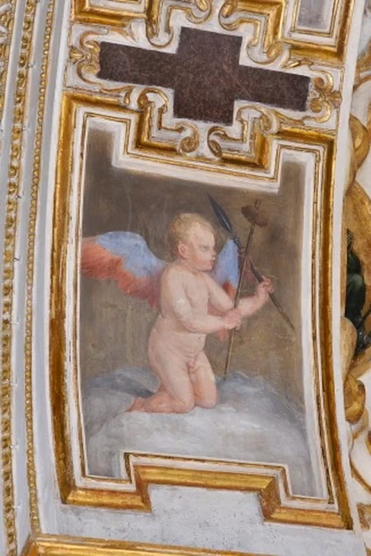 Cattedrale di S. Venanzio - Angelo con simboli della passione